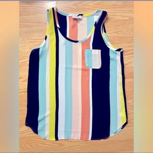 Striped tank top